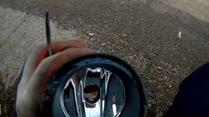 NISSAN QASHQAI J11 замена стекла противотуманной фары