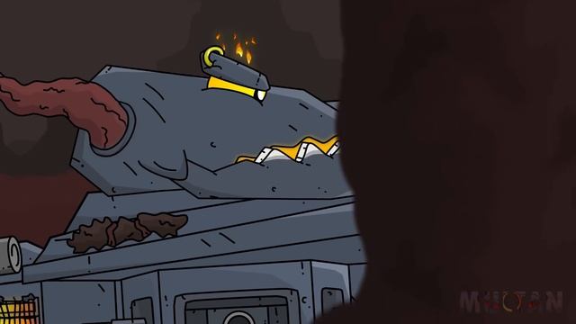 Советский КВ-44 в ловушке - Мультики про танки смотреть онлайн