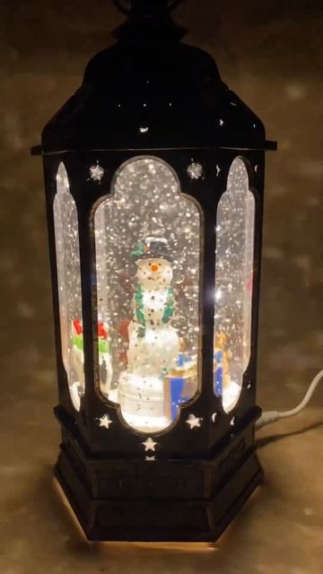 Новогодний фонарь среднего размера смотреть онлайн