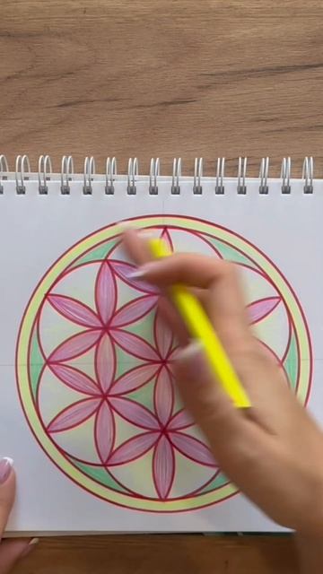 Для чего рисовать цветок жизни? #сакральнаягеометрия#?