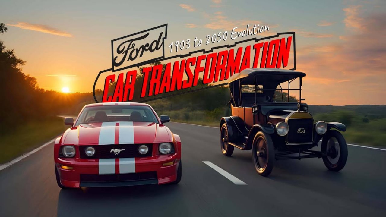 Трансформация автомобилей Ford | Эволюция с 1903 по 2050 год за 4 минуты