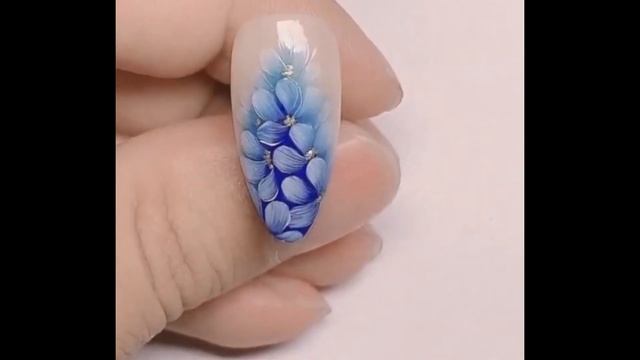 Рисунок «фламинго» гель-лаками💕#118