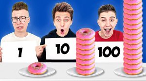 А4 - 100 СЛОЕВ ЕДЫ ЧЕЛЛЕНДЖ !
