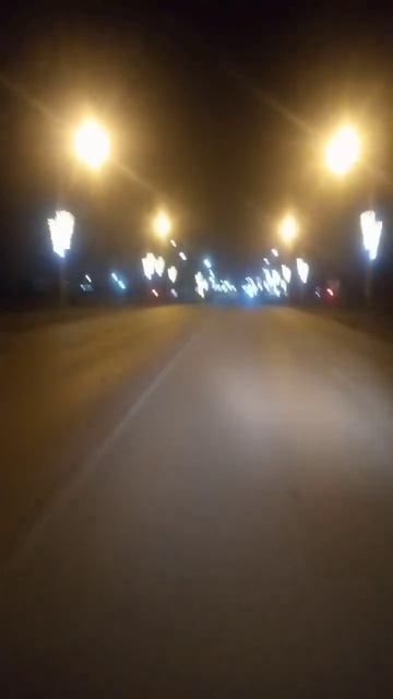 Ночная поездка по городу Минусинску, очень шикарное у? смотреть онлайн