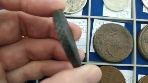 Редкие медные и серебряные монеты на слете в Германии