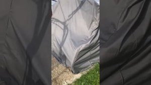 Зимний чехол для садовых качелей.