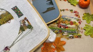 Вышивка крестом.Вышивальная неделя(17.09-24.09):готовая работа,процессы и планы.2021 г.