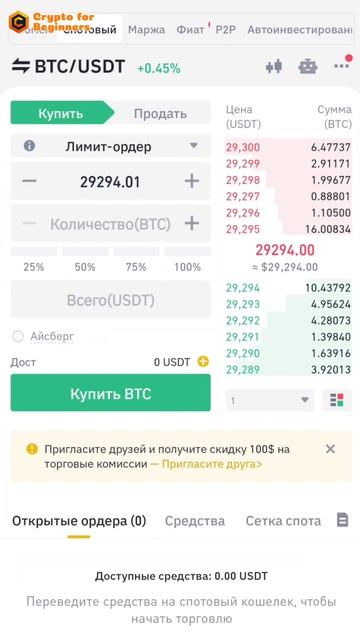 Преимущества и недостатки спотовых рынков: Спотовая т