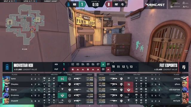 KOI vs FUT Esports | Карта 3 | VALORANT Champions Tour 2024: EMEA Stage 2