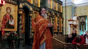 Слово прот. Сергия Алексеева по окончании Божественной литургии  11.05.2025