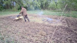 распахал новый огород