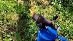 Паяльная лампа ПЛ-57М. Сколько времени лампа выходит на