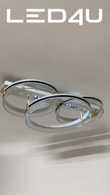 Бренд LED4U / Потолочный светильник L1058-880 WH @modeluxled4u смотреть онлайн