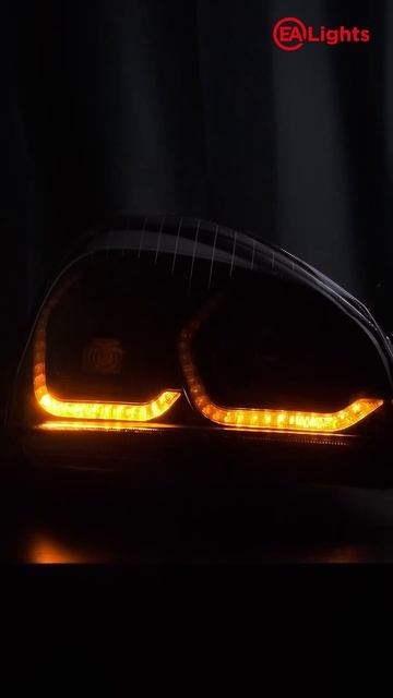 Фары Приора передние с Bi-Led модулем в стиле BMW
