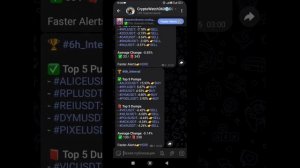 Скринер Пампов и Дампов для Binance. Pump & Dump Telegram Screenner For Bina