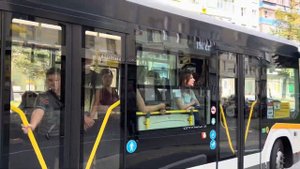 Автобус ПАЗ-422320-04 ”Citymax-9” следует по маршруту 19к ”ТЦ Мега - МЦД Химки”