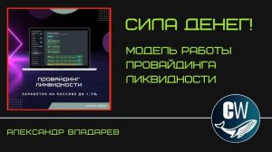 Capital Whale Сила Денег_Модель Работы Провайдинга Ликвидности_Александр Владарев_01.02.2023