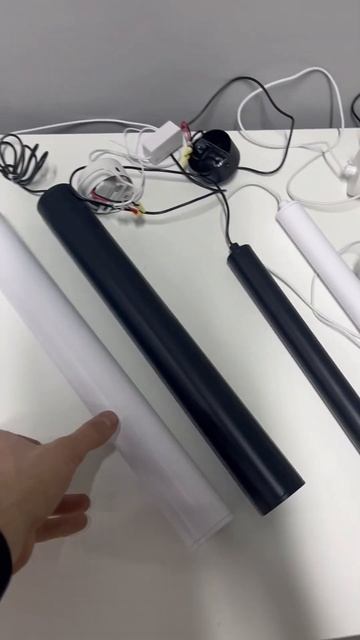 Подвесной светильник 5х40см черный смотреть онлайн