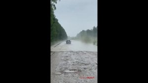 Жители поселка Раздолье оказались отрезаны "большой водой"