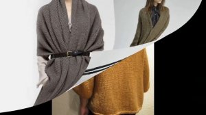 Кардиган Одним Полотном Спицами 2019 / Cardigan Single-Colored Knitting Needles