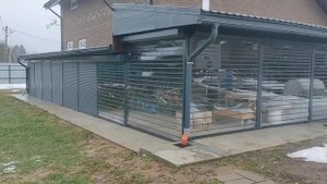 рольставни под навес дома