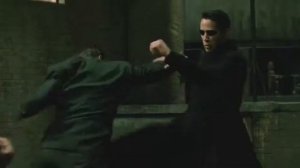 Нео против Агентов. Матрица Перезагрузка. HD