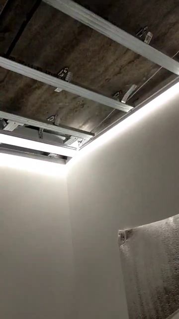 Монтаж светодиодной ленты на потолок, подсветка потол смотреть онлайн