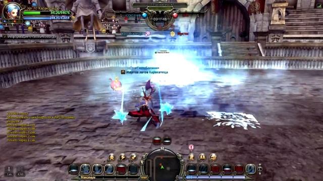 Dragon Nest PvP Криомант vs Бомбардир 70лвл Elestra vs Shooting Star 70lvl