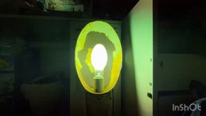 Запуск светильника РКУ06-250 1992 года с лампой ДРЛ 250w PHILIPS.