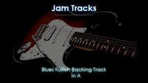 1 Funk Blues Fusion Guitar Backing Track (A)