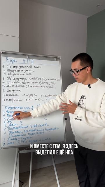 Виды нормативных правовых актов 