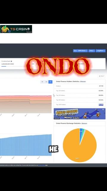 Смотрим кошельки китов на проекте ONDO - Обзор проекта н?