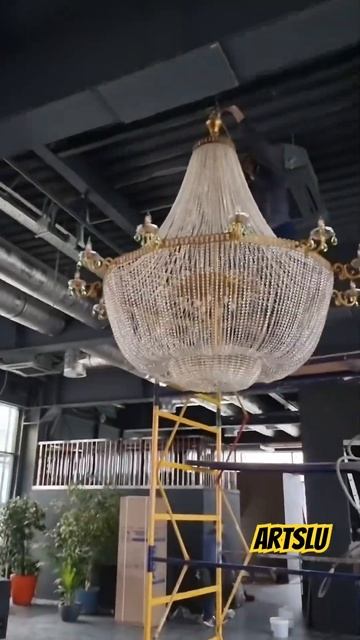 Монтаж, изготовление хрустальных светильников, инста? смотреть онлайн