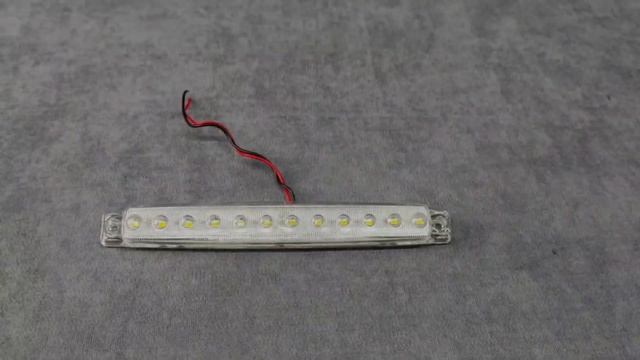 Фонарь габаритный LED 12 белый 017-0007 смотреть онлайн