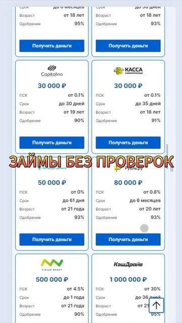 ВСЕ ЗАЙМЫ ОНЛАЙН 🤑 смотреть онлайн