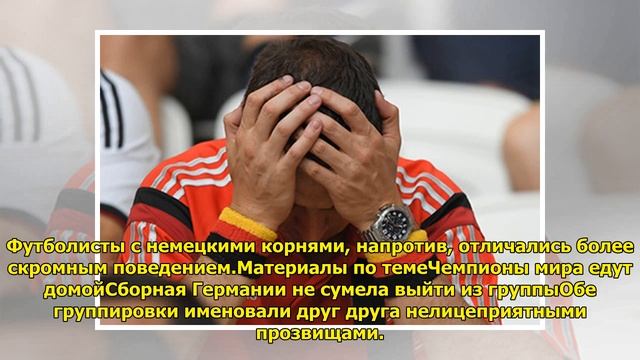 Провал Германии на ЧМ-2018 связали с расколом команды на два лагеря смотреть онлайн