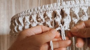 Абажур макраме. Часть 2.