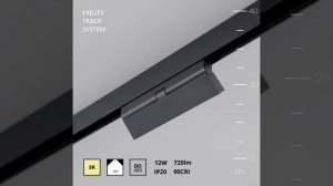 Трековый накладной светильник Maytoni TR036-2-12W3K-B Basis