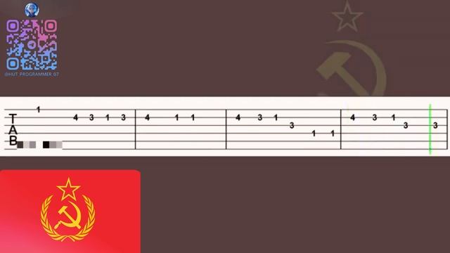 🎸 Soviet Union Anthem - Guitar Tutorial (In SOVIET RUSSIA) Ⓜ️