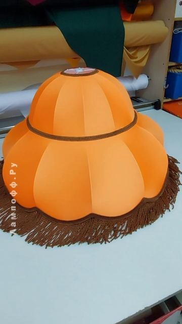 Большой ретро-абажур Гранде в старинном стиле с бахро? смотреть онлайн