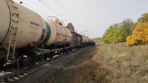 ВЛ10у-365 и Ласточка 3С2Г-017 на перегоне Канал-Пискалы