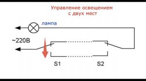 Управление освещением с двух мест. Как это работает?