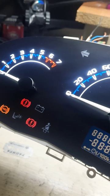 Панель приборов. приора I - свето-тюнинг смотреть онлайн