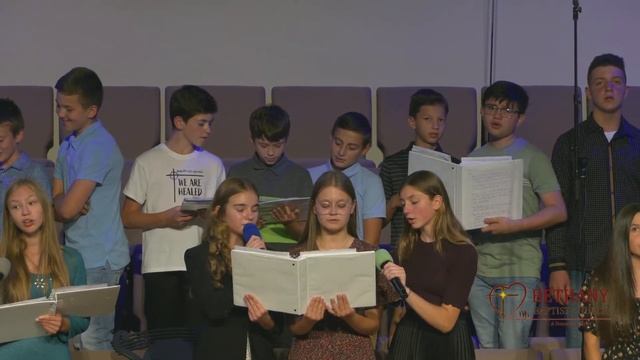 Когда Христос меня простил - поют подростки ц. Вифания MN смотреть онлайн