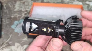 Замена галогенных ламп на Диодные мини линзы Н4