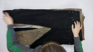 36551 Штаны мужские брендовые вельветовые, 4пак, pantaloni veluto uomo firmate, секонд (extra) оптом