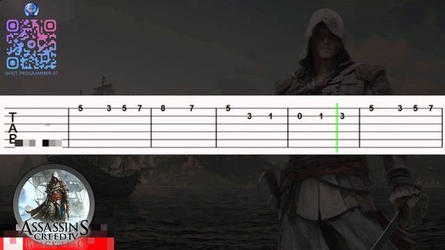 🎸 Assassin's Creed IV: Black Flag - Main Theme (Guitar Tutorial Ⓜ️)