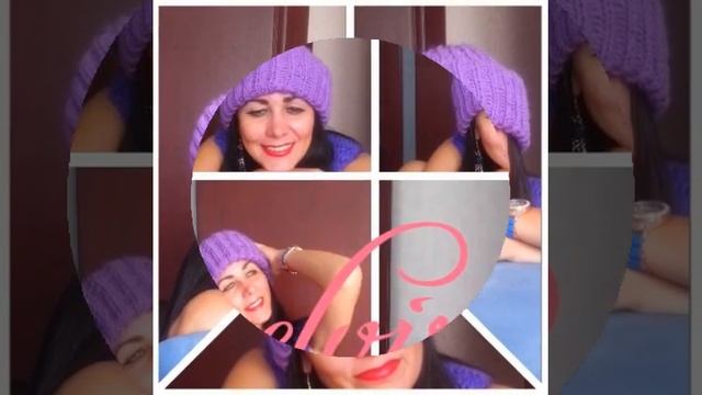 Шапка объемная с двумя отворотами
