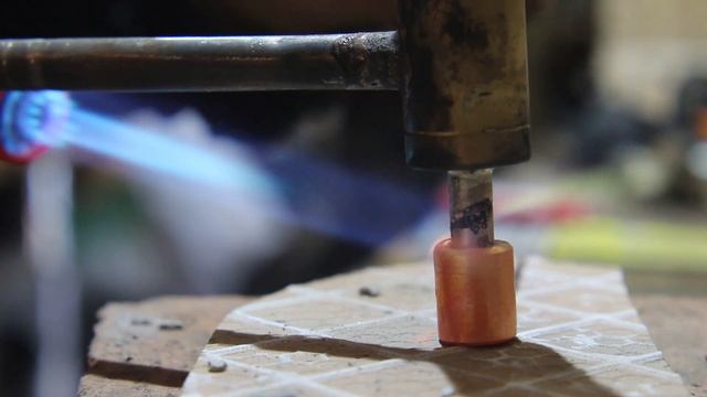 Пайка латунных деталей припоем П-14 смотреть онлайн