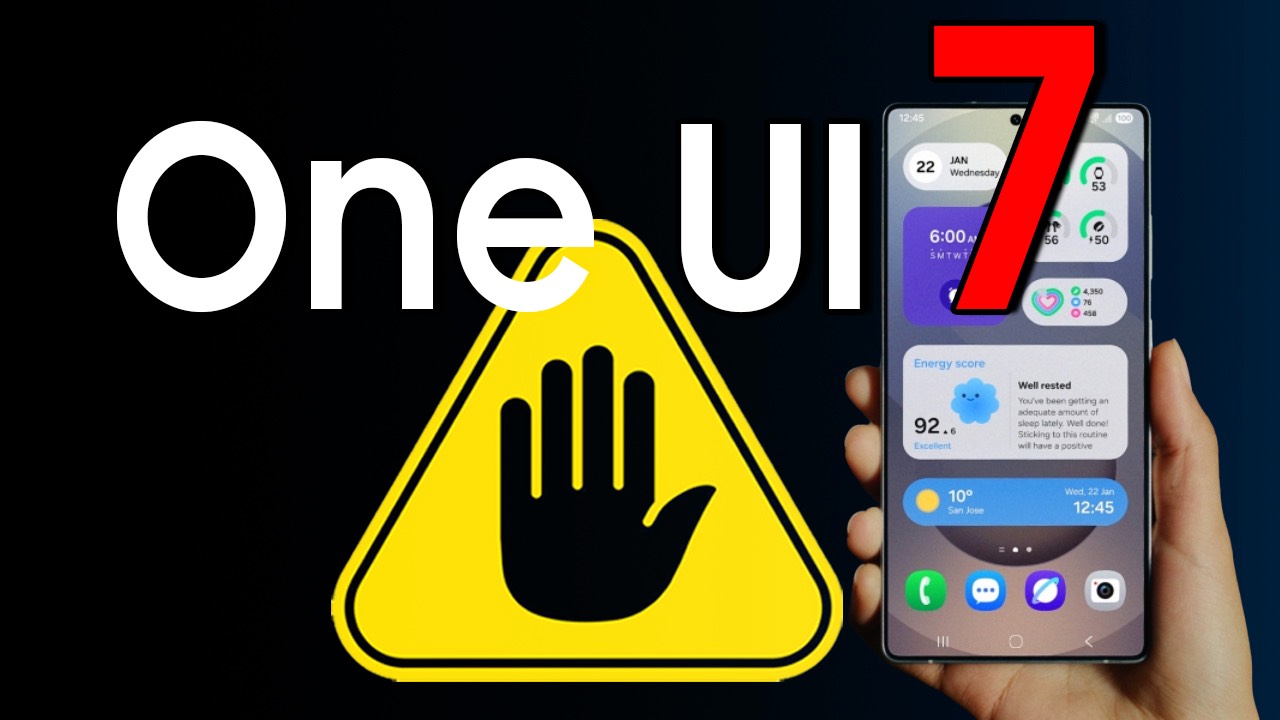 OneUI 7 — НЕ ОБНОВЛЯЙТЕ!